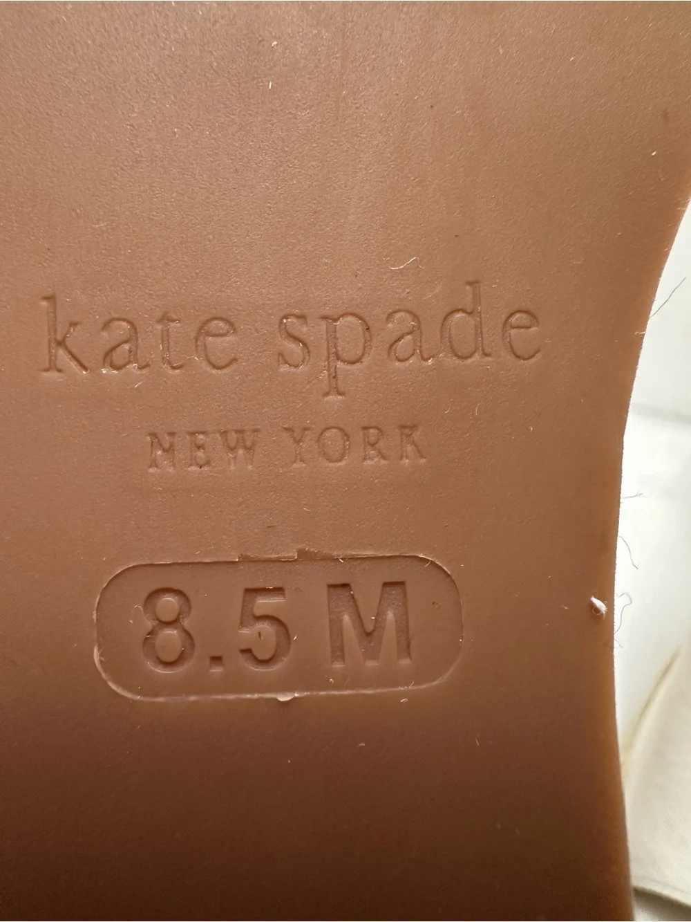 BRAND NEW Kate Spade 8.5 Tenley Espadrille Wedge Leather Sandals mules $120 MSRP